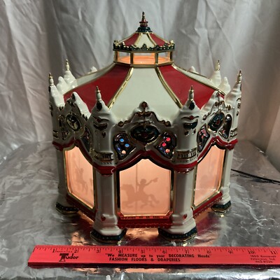 Department 56 Snow Village The Carnival Carousel #54933. Tested & Working    B67