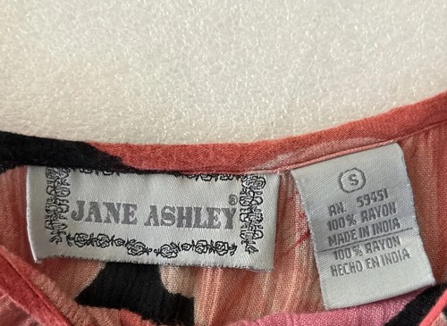 Abito vintage usato in ottime condizioni Jane Ashley taglia S rosa hawaiano floreale maxi senza maniche floreale vintage - Foto 3 di 8