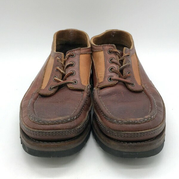 RUSSELL MOCCASIN Boots Work Boots B2858 Leather Brown Size