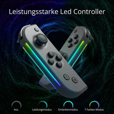 NEU 2025 - Led Joy Con Switch Controller für Nintendo Switch/OLED/LITE - 2er Set