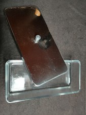 VASCHETTA IN VETRO PER STRUMENTI CHIRURGICI E PINZA EMOSTATICA A TRE SCATTI