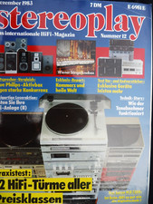 STEREOPLAY 12/83,CANTON CT 1000,F & F SN 1,MISUBISHI DS 501,PHILIPS F 963B,WOTAN