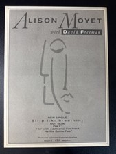 ALISON MOYET - SLEEP LIKE BREATHING | 15X11" 1987 MAGAZINE ADVERT POSTER L449
