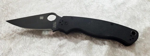 Spyderco PARA Military 2  (C81GPBK2) - G-10 Black blade NEW FACTORY 2ND