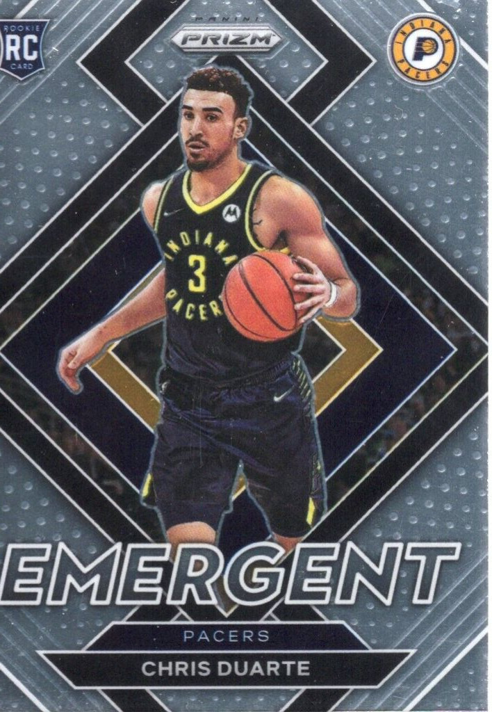 2021-2022 Panini Prizm- Chris Duarte Emergent (RC)