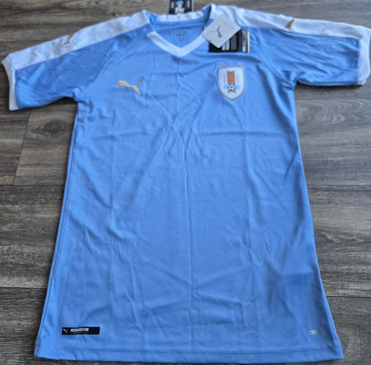 NWT Puma Uruguay Copa America 2019 Home Soccer Jersey Mens Size XS La  Celeste