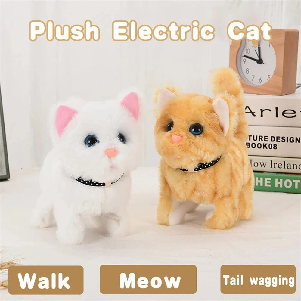Stuffed cat best sale toy that meows