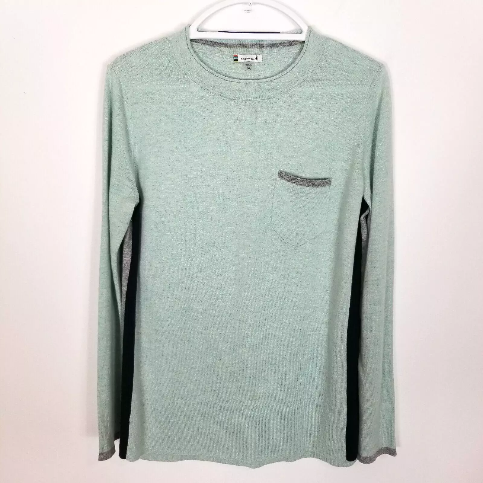 smartwool shadow pine pocket wool blend pullover cozy sweater