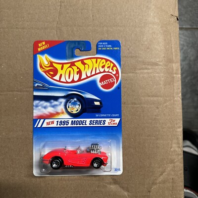 🔥 Hot Wheels 1995 Model Series '58 Corvette Coupe Hot Pink 1/64