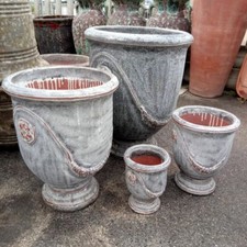 4 Vasi vaso Anduze  terracotta decorata  fiori arredo casa giardino negozio