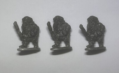 Dixon Miniatures DW8 Dwarf with Club X 3 - Warhammer Dungeons & Dragons