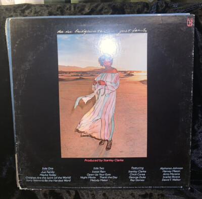 Just Family Dee Dee Bridgewater 1978 6E 119 Elektra Vinyl
