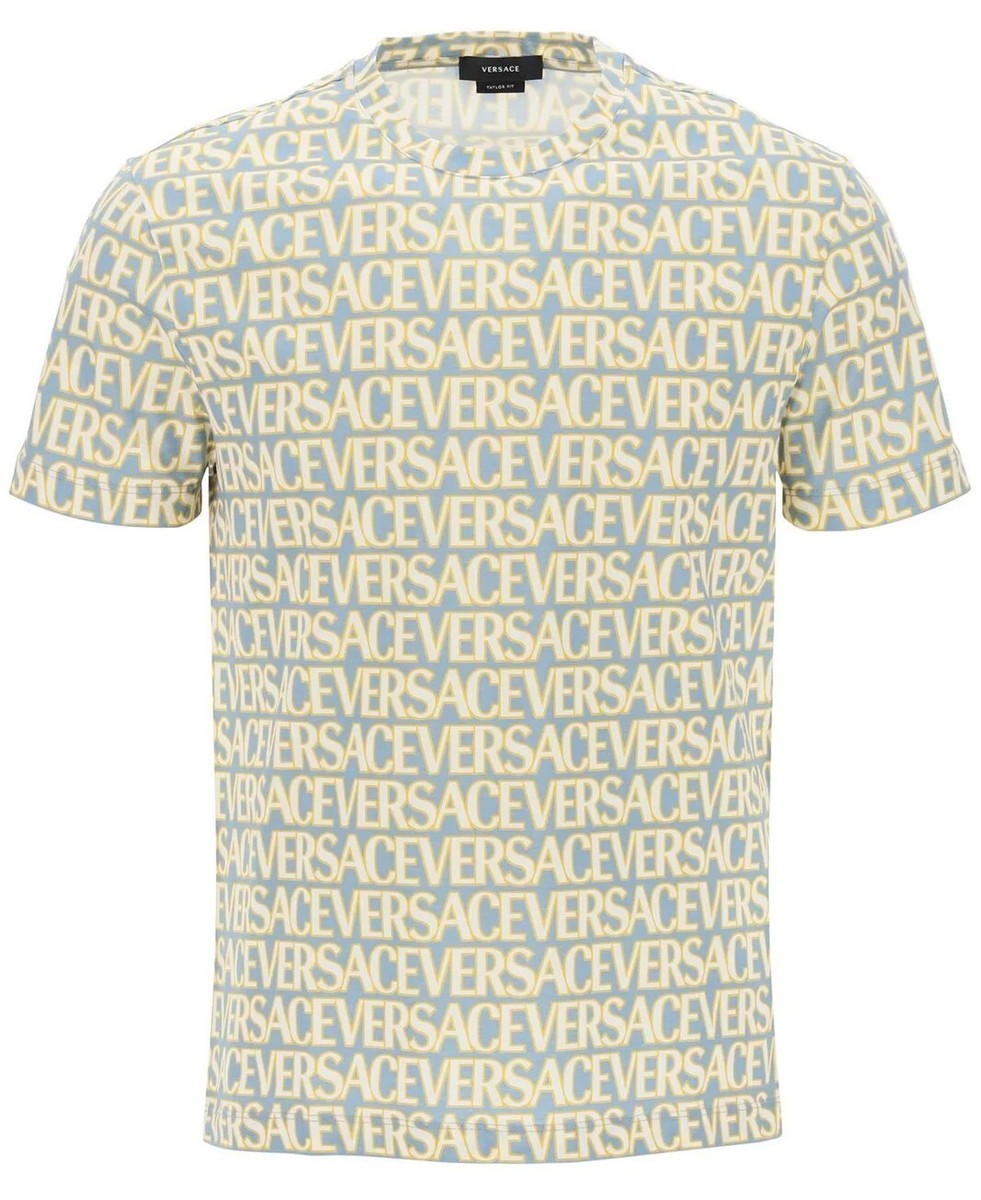 Tシャツ・カットソー VERSACE LOGO COTTON T-SHIRT VERSACE - Logo Cotton T-shirt Versace