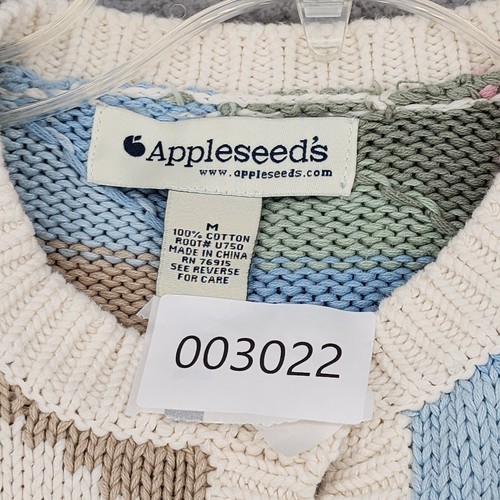 Appleseed's Women's Multicolor Button Down Cardigan Knit Sweater Size Medium - Picture 12 of 12
