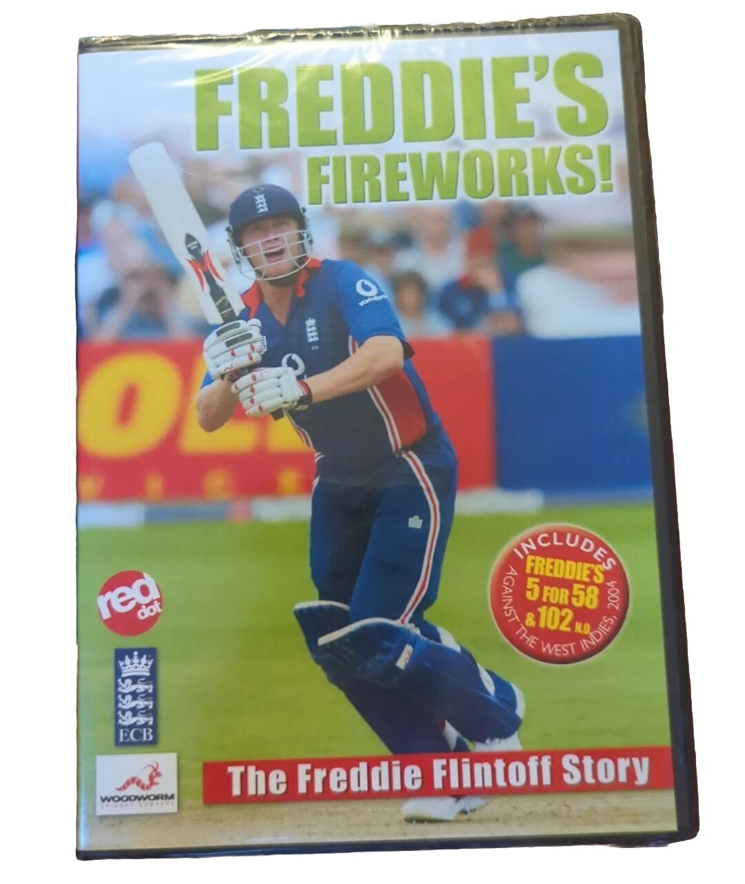 Freddie's Fireworks - The Freddie Flintoff Story (DVD, 2004) New & Sealed