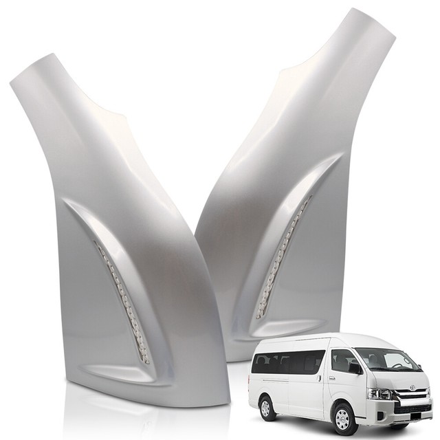 Corner Side Panel Guard Cover Fender Silver For Toyota Hiace Commuter