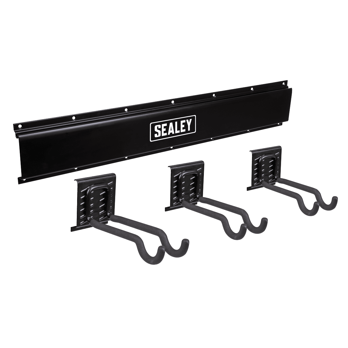 Sealey APHKIT11 Wall Mounting Sports Equipment Hook Storage Rail