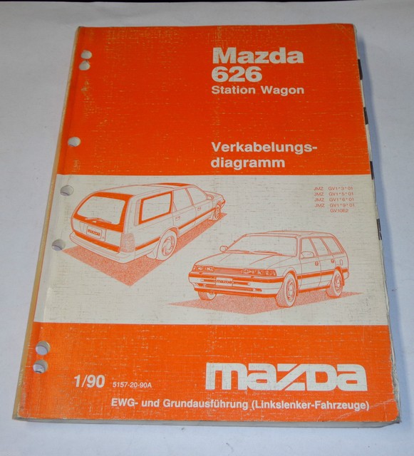 Workshop Manual Mazda 626 Station Wagon Type Gd Gv