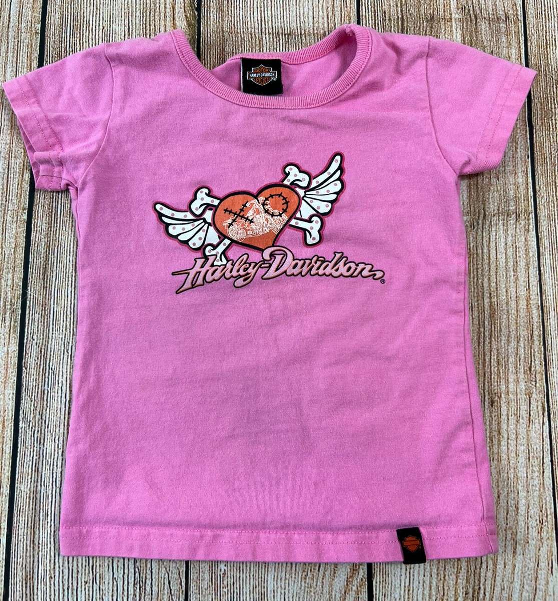 Harley Davidson Motorcycles Toddler 2T Pink Shirt | eBay