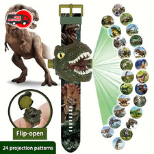 3D Dinosaur Projection Digital Watch Kids Luminous Toy Gift Electronic Watch USA