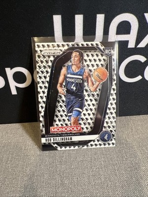 Rob Dillingham Rookie Mr Monopoly Running Man SSP- 2024-25 Panini Prizm Monopoly