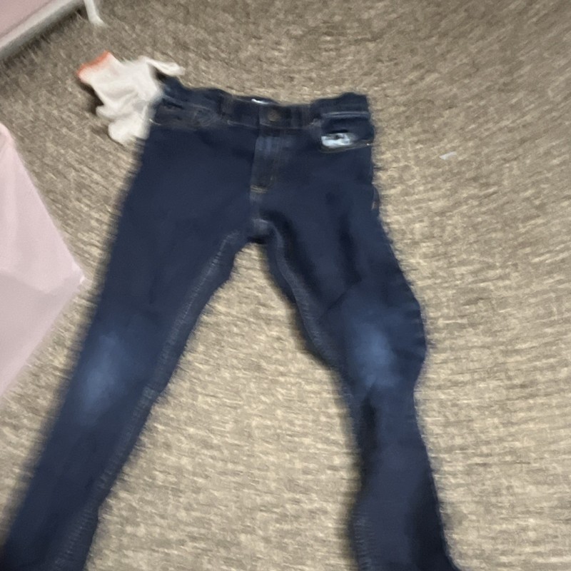 OshKosh B'gosh Girls Jeans Size 7R Skinny Slim Fit Blue Dark Wash Denim
