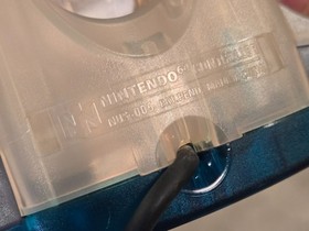 Nintendo 64 OEM N64 Ocean Ice Blue Clear Back Controller OEM TIGHT STICK NUS-005