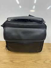 Targus Leather Laptop Bag Canvas with Shoulder Strap 14  x 12" x 9  for Laptop