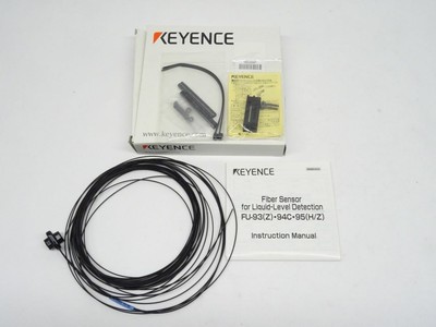 Keyence FU-95 (5000) Fiber Optic Device Liquid Level Detection FU95 NEW-ORIGINAL PACKAGING