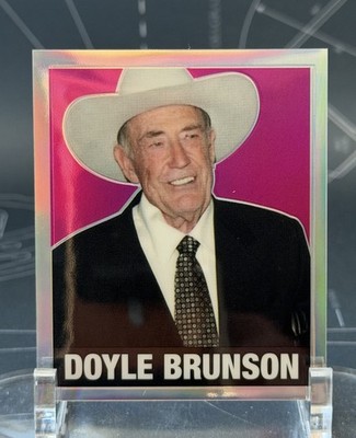 2018 Leaf Originals Metal Doyle Brunson Pink Refractor /10 RARE Poker WSOP SP