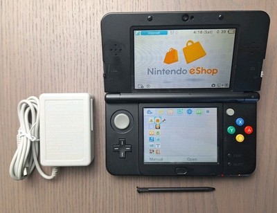 Nintendo New 3DS Black | Charger + 32GB SD Card | Region Free