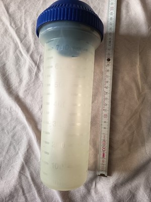 Tupperware Tupper Shaker weiß blau 700 ml