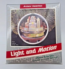 Hallmark Metro Express Magic Light and Motion Ornament Tested Works 1989