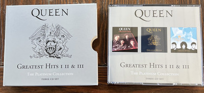 QUEEN Platinum Collection Greatest Hits 1,2 & 3 CDs Discs From 2002