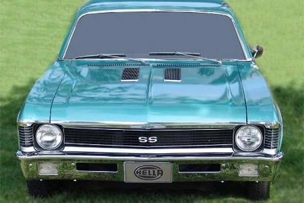 For Chevy P30 75-81 Headlight 7" Round Chrome Vision Plus Factory Style Foto 3 de 4