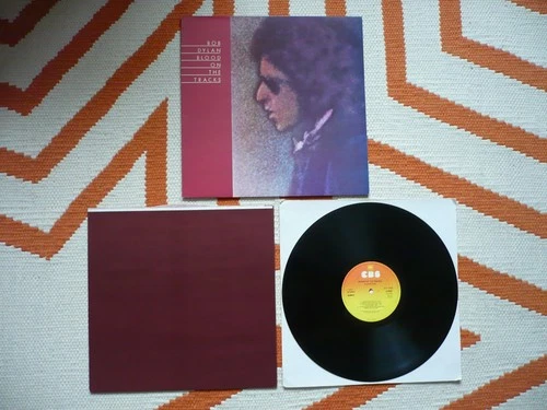 Bob Dylan Blood On The Tracks Vinyl UK 1974 CBS Sunburst A6/B4 LP EXC