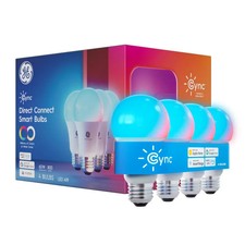 Brand New GE Cync Direct Connect Smart Bulbs Full Color A19 60W 4/Pack