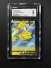 CGC 9 ERROR Pokemon Flying Pikachu V #006 Celebrations Holo TWISTED MISCUT!