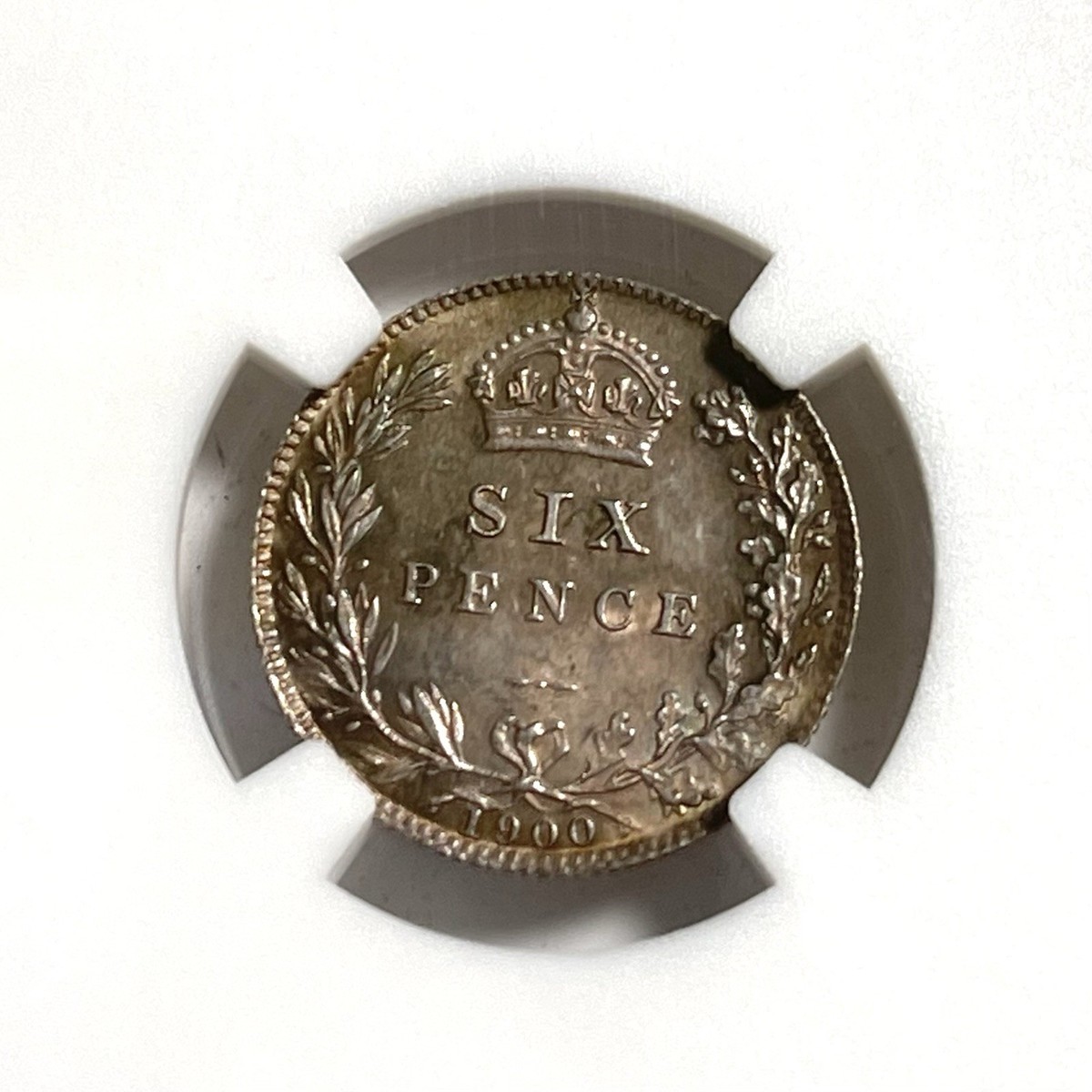 1900 Six Pence 6P England Great Britain NGC MS64 Silver Coin .925