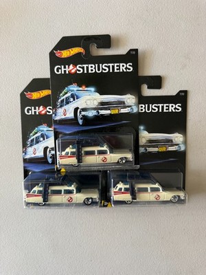 Hot Wheels Ghostbusters Ecto-1 Walmart Exclusive 7/8 2016 Lot of 3 BE9