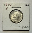 1941-S Mercury Dime 10C SILVER - Brilliant Uncirculated (BU)