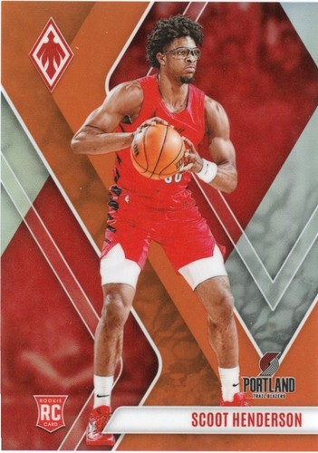 2023-24 Panini Phoenix #298 Scoot Henderson Orange #/99