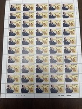 Lester Young 1909-1959 50c Stamp Set. Collectors item