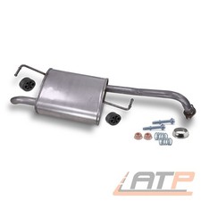 ENDSCHALLDÄMPFER SCHALLDÄMPFER FÜR TOYOTA COROLLA E12 1.4 1.6 VVT-i BJ 02-04