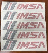5 Official IMSA Stickers International Motors...
