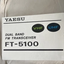 YAESU FT-5100 DUAL BAND FM TRANSCEIVER WITH MICROPHONE NEW IN ORIGINAL BOX