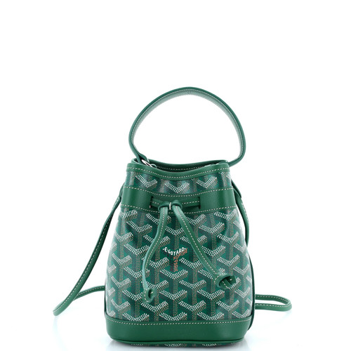 Goyard Petit Flot Bucket Bag Coated Canvas Mini