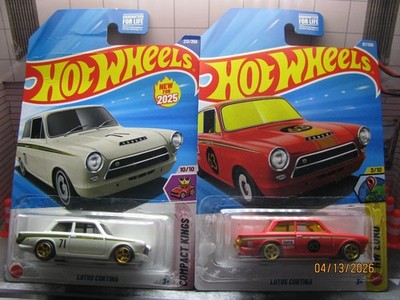 2025 Hot Wheels LOTUS CORTINA ''PICK ONE'' w/Real Riders Wheel Swap