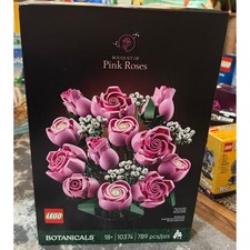 Lego Botanicals Bouquet of Pink Roses NWT 10374