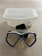 Sherwood Oracle Blue Diving Mask w/ Genesis Case